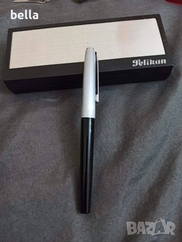 Писалака Pelikan 21 Silvexa Germanyв запазен вид писец-бяло злато 585 -14 карата ., снимка 2 - Антикварни и старинни предмети - 53523029