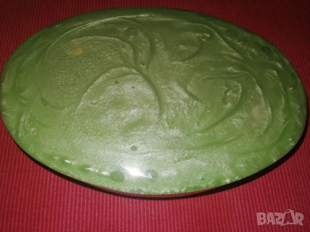 Кутия за бижута от зелен каталин СССР. , снимка 6 - Антикварни и старинни предмети - 32813754