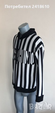 MOSCHINO Pullover Hooded Sweater Knit Wool Mens Size 48/M НОВО! ОРИГИНАЛ! Мъжки Вълнен Суичер!, снимка 15 - Суичъри - 39710303