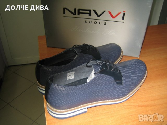 Мъжки обувки естествена кожа ,,Navvi,, м.3432-намаление, снимка 3 - Ежедневни обувки - 32657335