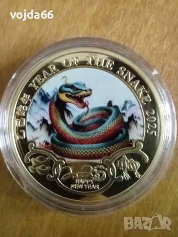 Монета/плакет "Годината на змията" 2025