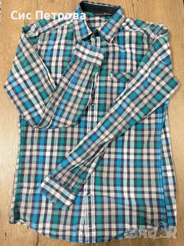 Мъжка карирана риза Tom Tailor Denim/Том Тейлър Деним, снимка 1