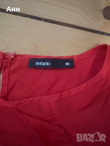 Червена рокля 46н, снимка 3 - Рокли - 53114910