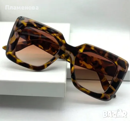 Дамски слънчеви очила с тигров принт, снимка 4 - Слънчеви и диоптрични очила - 49359370