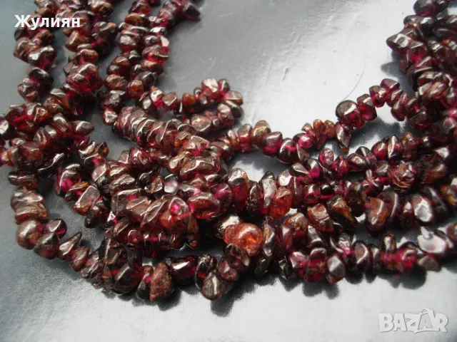 СТАР ГЕРДАН КОЛИЕ ЕСТЕСТВЕНИ ГРАНАТИ ГРАНАТ , снимка 2 - Антикварни и старинни предмети - 49764912