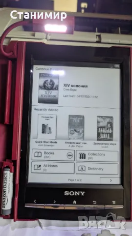 Електронна книга Sony 6", снимка 14 - Електронни четци - 48220722