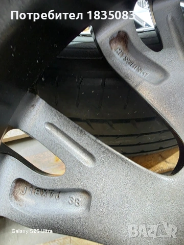 Лети джанти 18ки 5х114.3 Mitsubishi, Citroen, Peugeot + летни гуми 225/55/18 Toyo, снимка 8 - Гуми и джанти - 53139899