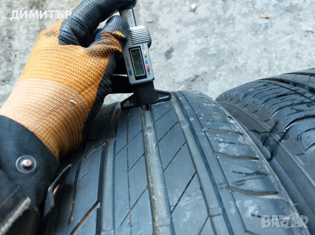4бр.летни BRIDGESTONE 215/50/18 92W DOT 0221, снимка 4 - Гуми и джанти - 39412244