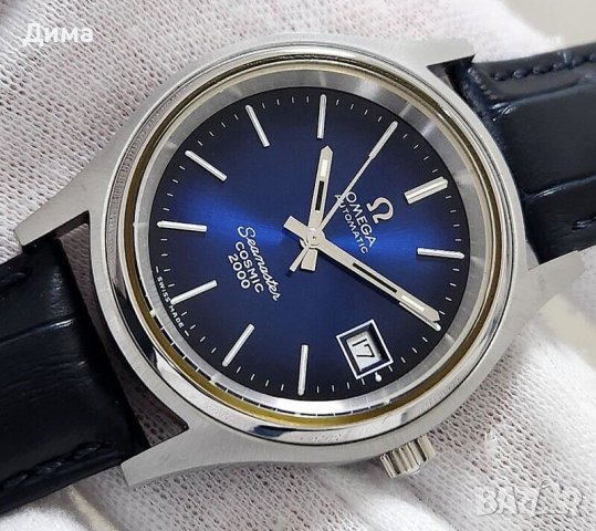 Omega Seamaster Cosmic 2000 Automatic, Cal.1012, Тъмносин Циферблат, снимка 3 - Мъжки - 44102834