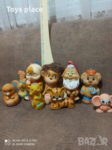 Лот гумени играчки от соца