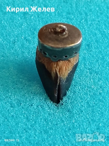 Винтидж бижу копито на животно в сребърен обков амулет 52550, снимка 3 - Колиета, медальони, синджири - 53062355