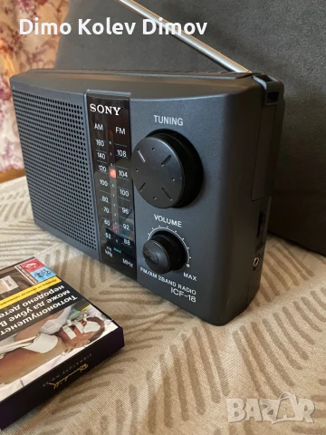 SONY ICF 18, Ново Радио, Транзистор. RARE!, снимка 4 - Ресийвъри, усилватели, смесителни пултове - 50923834