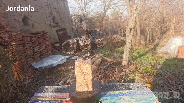 Малка пластика Бронз , снимка 4 - Колекции - 39102179