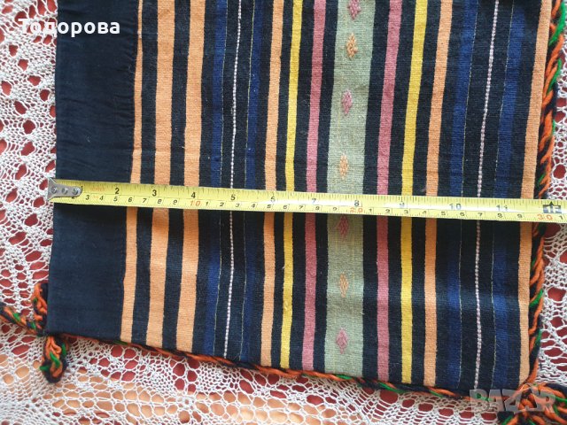 Автентична вълнена ръчнотъкана овчарска торбичка, снимка 3 - Антикварни и старинни предмети - 35558010