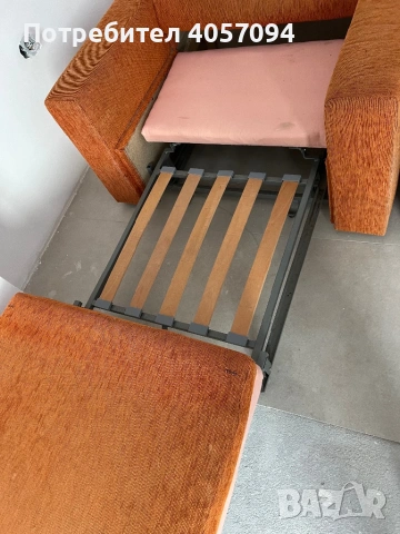 Продавам разтегателен фотьойл., снимка 2 - Дивани и мека мебел - 53256454