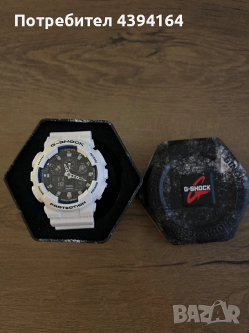  Оригинален часовник GSHOCK бял, снимка 2 - Мъжки - 52647198