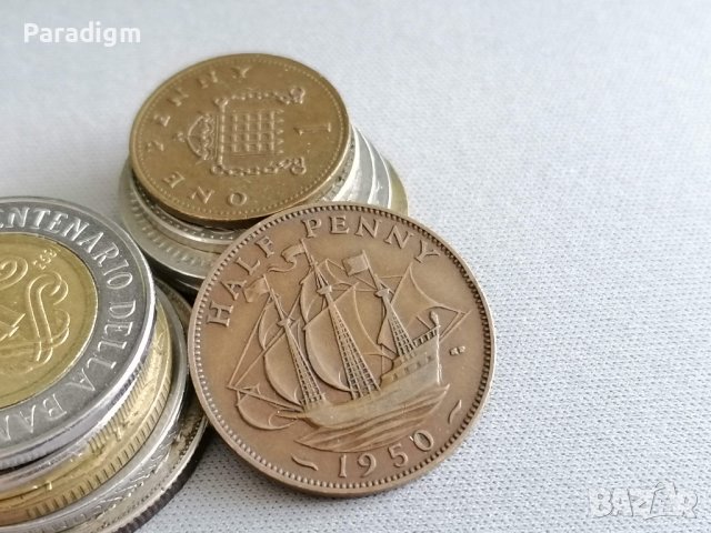 Монета - Великобритания - 1/2 (половин) пени | 1950г.