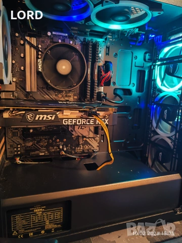 Геймърски Ryzen 5 5600X , RTX 3060 12GB, RAM 16GB DDR4, SSD NVME, снимка 4 - Геймърски - 53385328