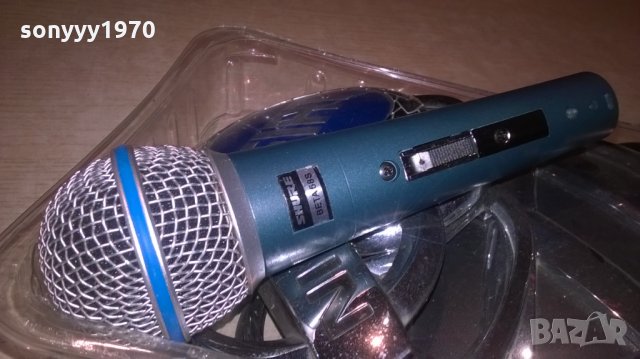 SHURE BETA SM58S-внос швеицария, снимка 2 - Микрофони - 26635747