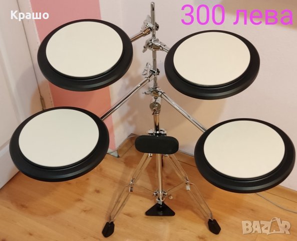 Падове за тихи репетиции (practice set) , снимка 1 - Ударни инструменти - 43750762