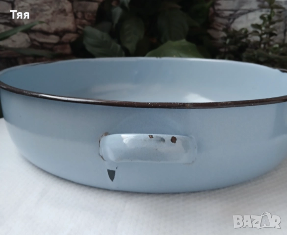Голяма емайлирана тава с улей , снимка 4 - Съдове за готвене - 52557675