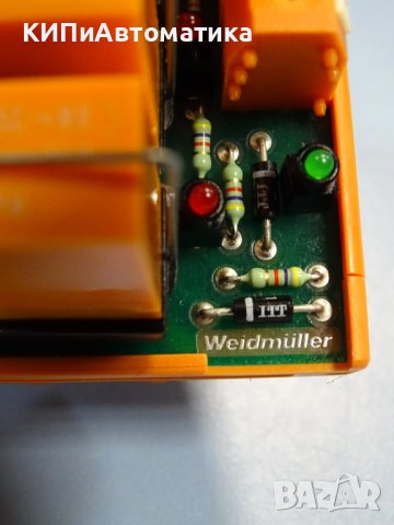 реле Weidmuller RSM4RS relay module 24VDC, снимка 6 - Резервни части за машини - 37257317