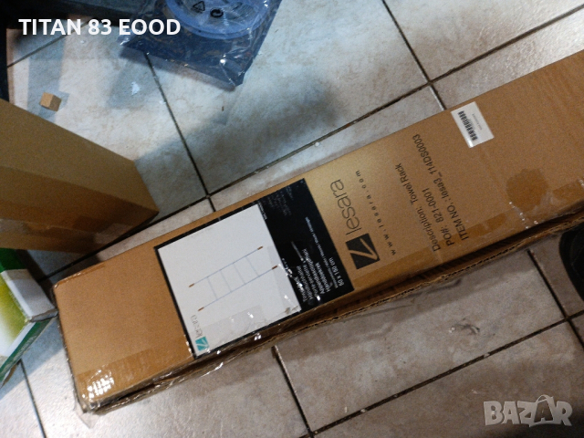 Стълба за хавлии, Relaxdays, изработена от метал и бамбук, снимка 2 - Декорация за дома - 44879685