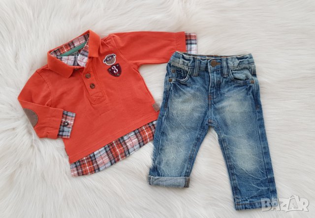 Детска  блуза-риза 3-6 месеца, снимка 5 - Панталони и долнища за бебе - 38099183