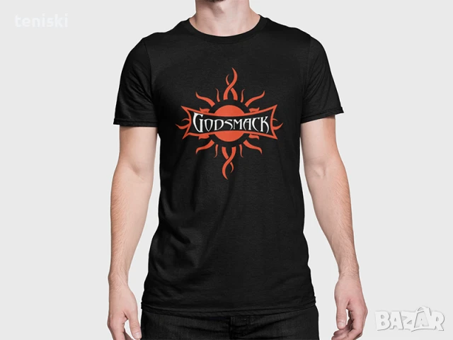 Рок тениски Godsmack Дамски и мъжки, снимка 6 - Тениски - 38325324