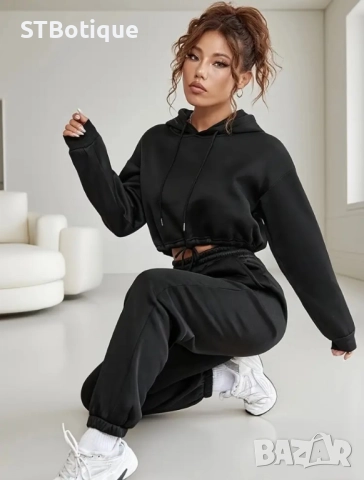 🖤 Дамски комплект суичър и джогери – STBoutique 🖤, снимка 6 - Спортни екипи - 51940717