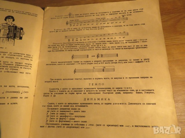 Стара Школа за акордеон, учебник за акордеон  Георги Наумов - Научи се да свириш на акордеон 1961, снимка 5 - Акордеони - 26839874