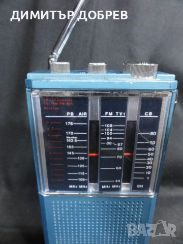 СТАР РЕТРО ТРАНЗИСТОР CB-TV/FM-AIR/WB/PB РАДИО ALBRECHT ELECTRONIC CC2000, снимка 3 - Радиокасетофони, транзистори - 52669231