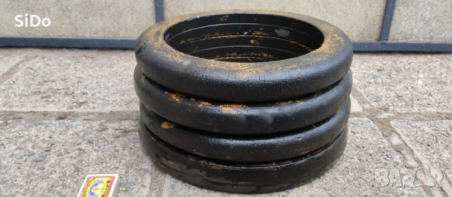 Комплект 4 твърди гуми за джанти на работна количка , снимка 4 - Селскостопанска техника - 50850696