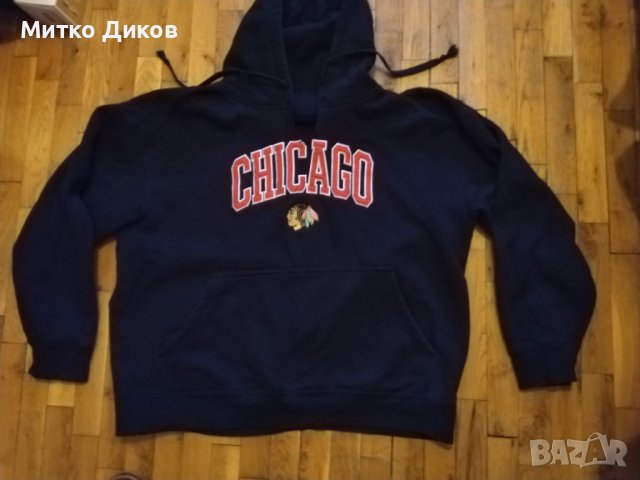 Чикаго НХЛ суитчер  с качулка размер ХХЛ