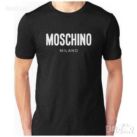 Нова Мъжка Тениска MOSHINO реплика размери XS-5XL, снимка 1 - Тениски - 25155600