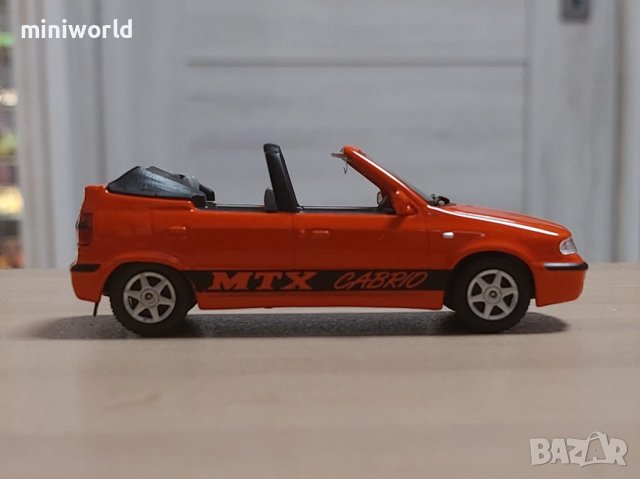 Skoda Felicia MTX Cabrio 1997 - мащаб 1:43 на DeAgostini моделът е нов в блистер, снимка 5 - Колекции - 42986164