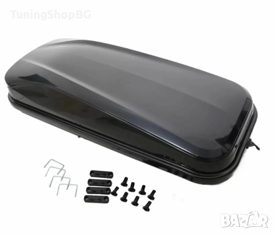 Автобокс Junior Easy 180x78x40cm с 85 mm крепежи, с ключ, 430 литра, черен гланц, снимка 4 - Аксесоари и консумативи - 52561383