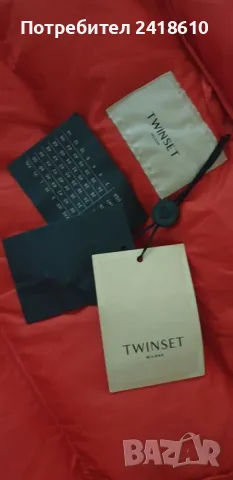 TWINSET Milano Womens Down Jacket Parka Size 44/ - M НОВО! ОРИГИНАЛ! Дамска пухено яке Парка!, снимка 17 - Якета - 47723602