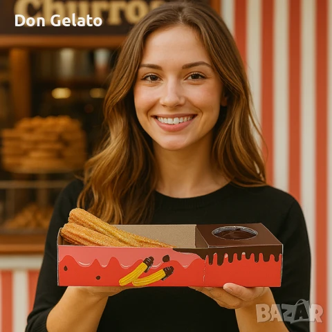 Кутия за чурос с един сос, снимка 5 - Други - 51268226