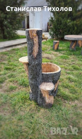 Градински чешми от щампован бетон имитиращи дърво, снимка 8 - Други - 39838684