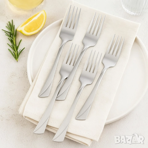 Вилици Bohmann BH 5813MR, 6 броя, неръждаема стомана, снимка 5 - Други - 51926192