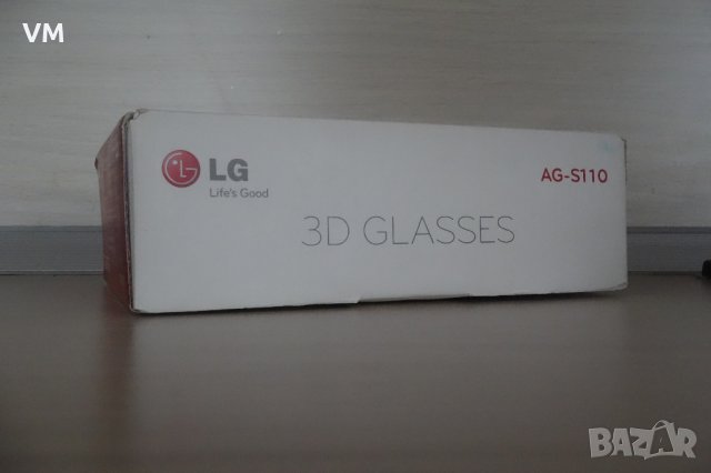 AG-S100  LG 3D GLASSES 3д очила, снимка 2 - Стойки, 3D очила, аксесоари - 32595176