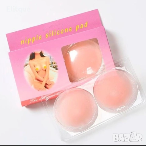 Самозалепващи силиконови лепенки за зърна – 7 см