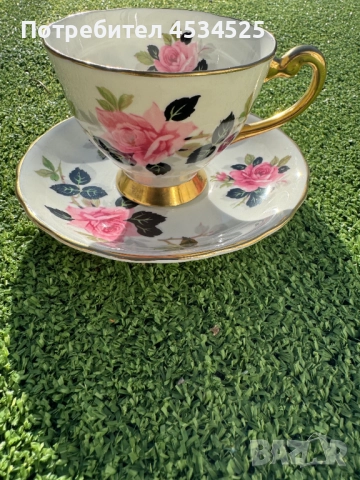 Рядък винтидж сервиз Windsor – Royal Stafford England, Bone China, снимка 3 - Антикварни и старинни предмети - 52438824