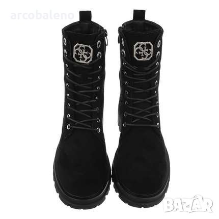 Дамски боти с връзки , снимка 4 - Дамски боти - 43416146