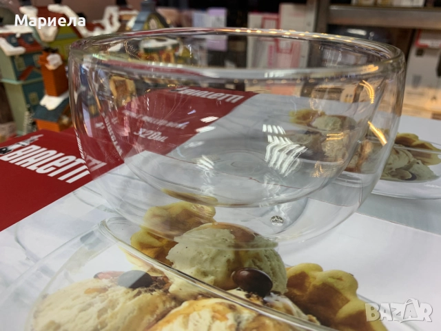 Bialetti Купа с двойни стени 320мл. 4бр в комплект, снимка 6 - Чинии - 52118249