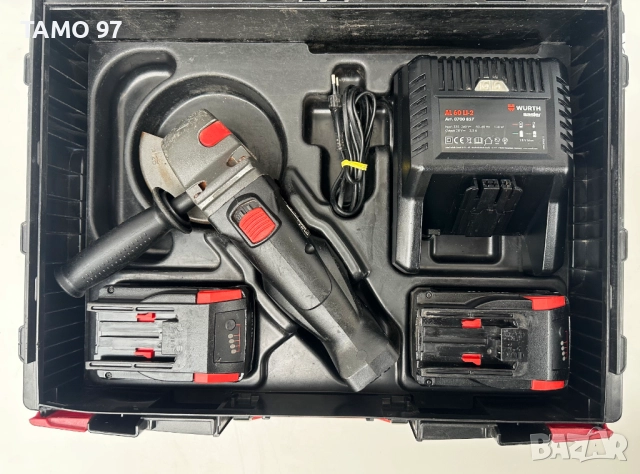Wurth EWS 28-A - Мощен акумулаторен ъглошлайф 2x28V 3.0Ah 2022г., снимка 2 - Ъглошлайфи - 52879367