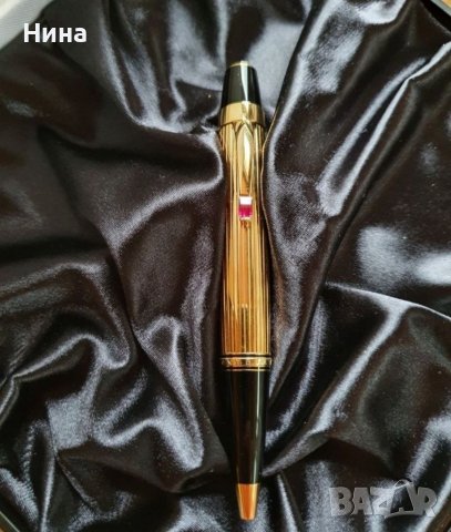 Montblanc Boheme Rouge позлатена химикалка / Mont Blanc химикал , снимка 2 - Колекции - 39145709