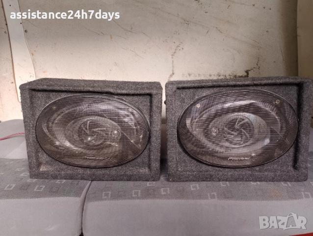Продавам Pioneer тонколони+ кутии за автомобили.