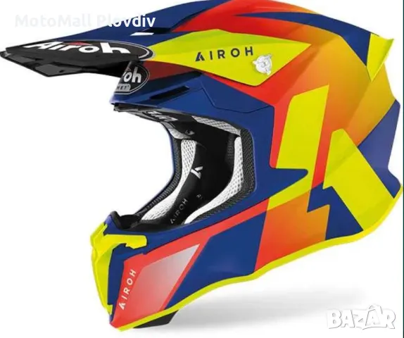 Airoh TWIST 2.0 LIFT AZURE MATT каска мотор мото крос ендуро мото крос, снимка 3 - Аксесоари и консумативи - 49177833